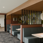 Artist's rendering of interior clubhouse area